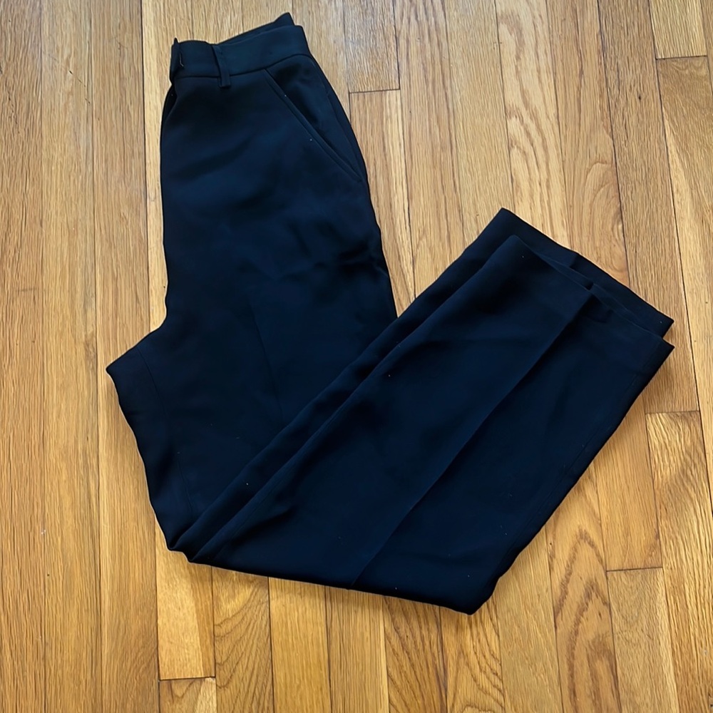 Wide leg black pants